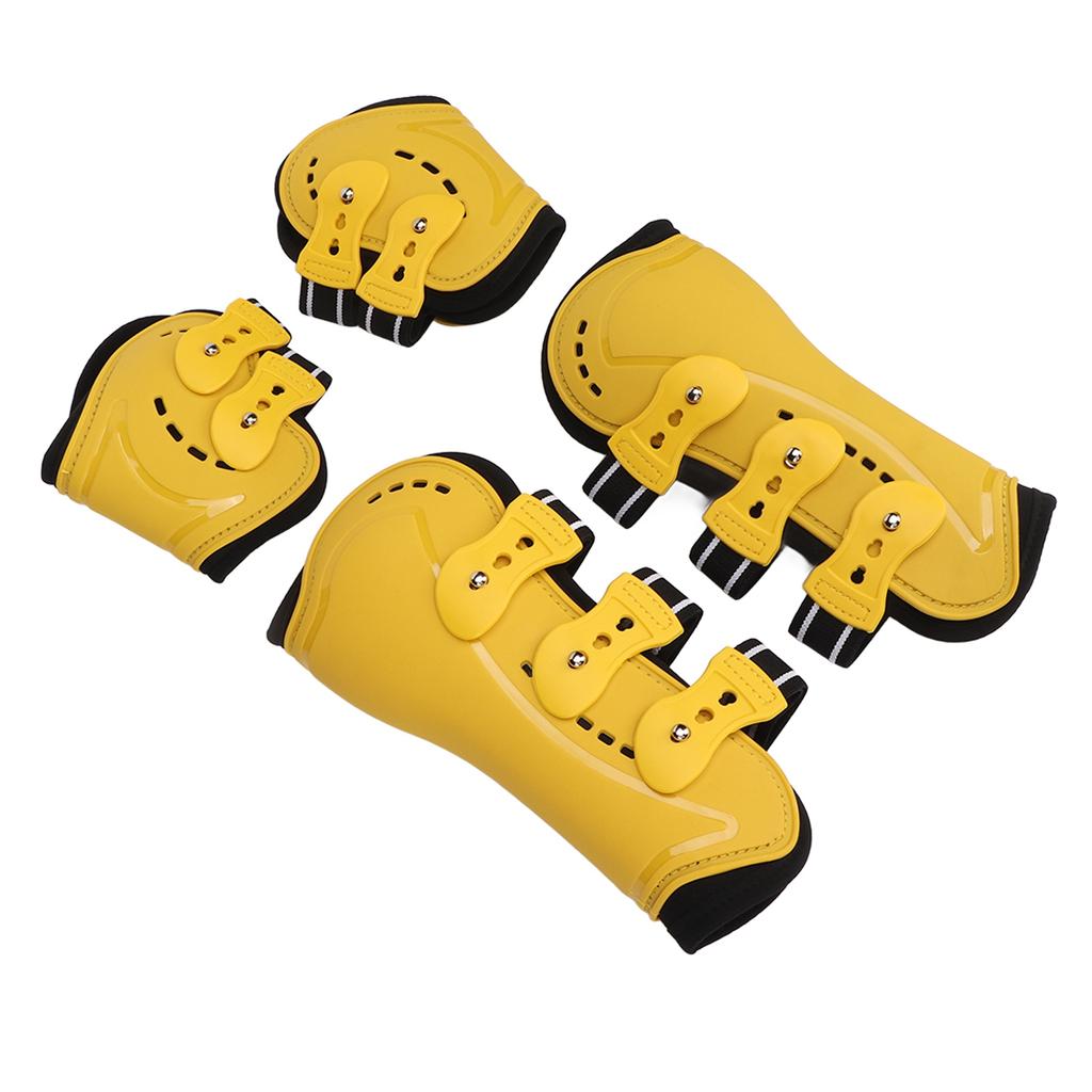 Horse Tendon Boots Fetlock Boots Open Front Breathable Adjustable Protective Horse Boots for