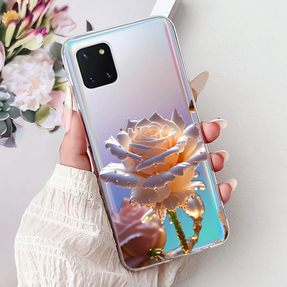 Чехол для Samsung Galaxy Note 10 Lite SM-N770F, Роскошный чехол с рисунком в виде сердца, Мягкий тонкий чехол для телефона, Оболочка для Samsung Note10 Lite