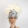 Feather Flapper Headbands Mardi Gras Prom Dancer Headpiece for Party Carnivals Celebrations Headwear Hair Styling