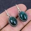 Green Apatite Gemstone Handmade 925 Sterling Silver Jewelry Earring 1.38" N2n51