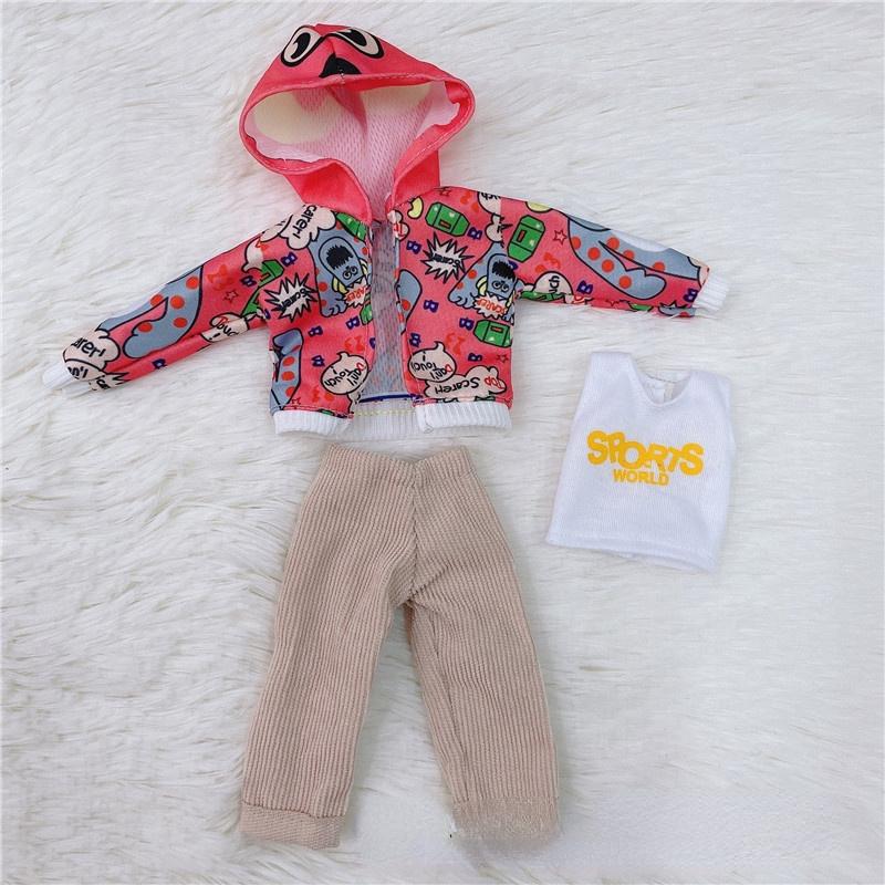 30CM Mini Movable Doll Collection Girls Toy 3D Big Eyes BJD Princess Full Outfits Dresses Collection Childrens Doll Gift