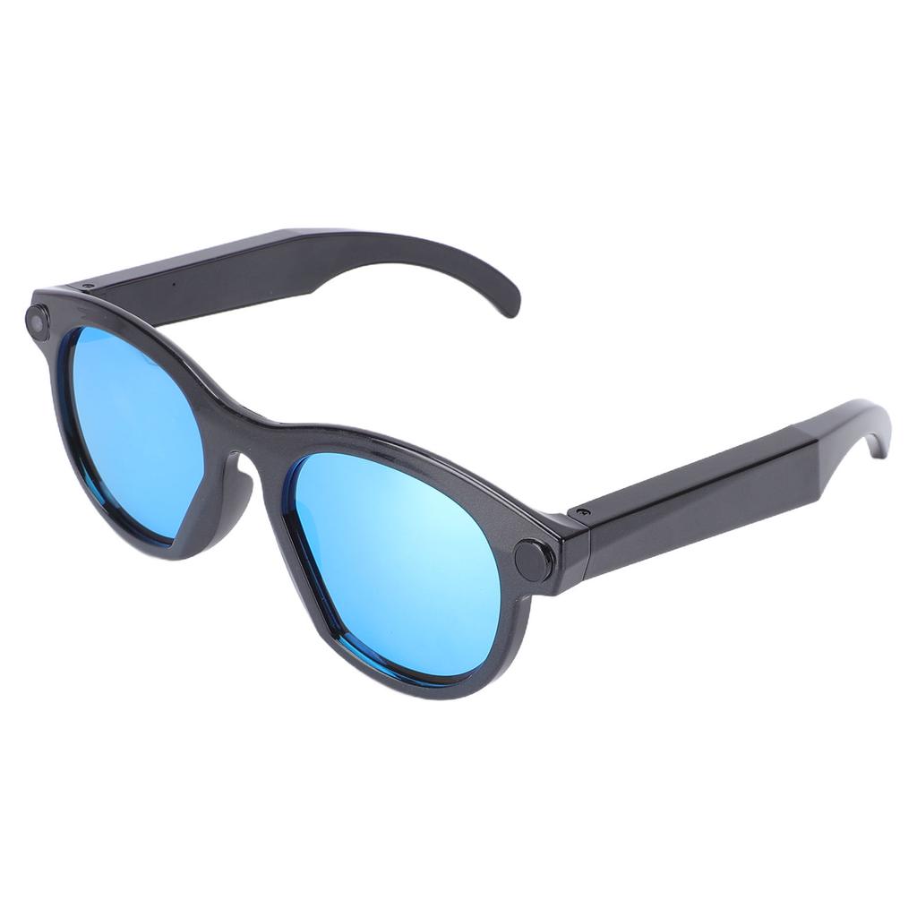 AI Smart Glasses with Camera 2MP HD 1080P Video Real Time Translation Voice Control 5.4 WiFi6 for Cycling Travel Meetings Vlog Recording