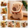 Cute Capybara Plush Toy Children's Pillow Toast Doll Kapibara Doll Birthday Gift