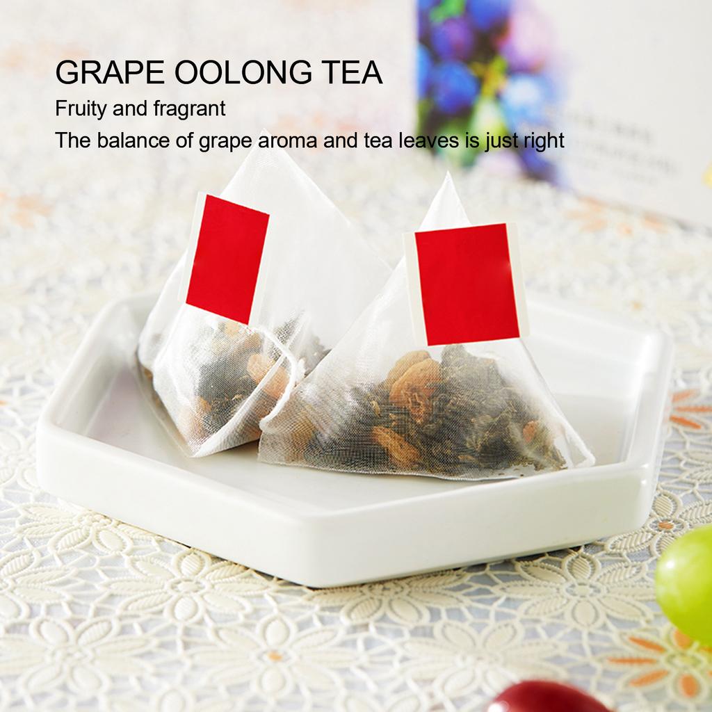 Grape Oolong Tea 24 Count Cold Brew Fruit Tea Bags Leisure Drinks for Morning Afternoon Free Time
