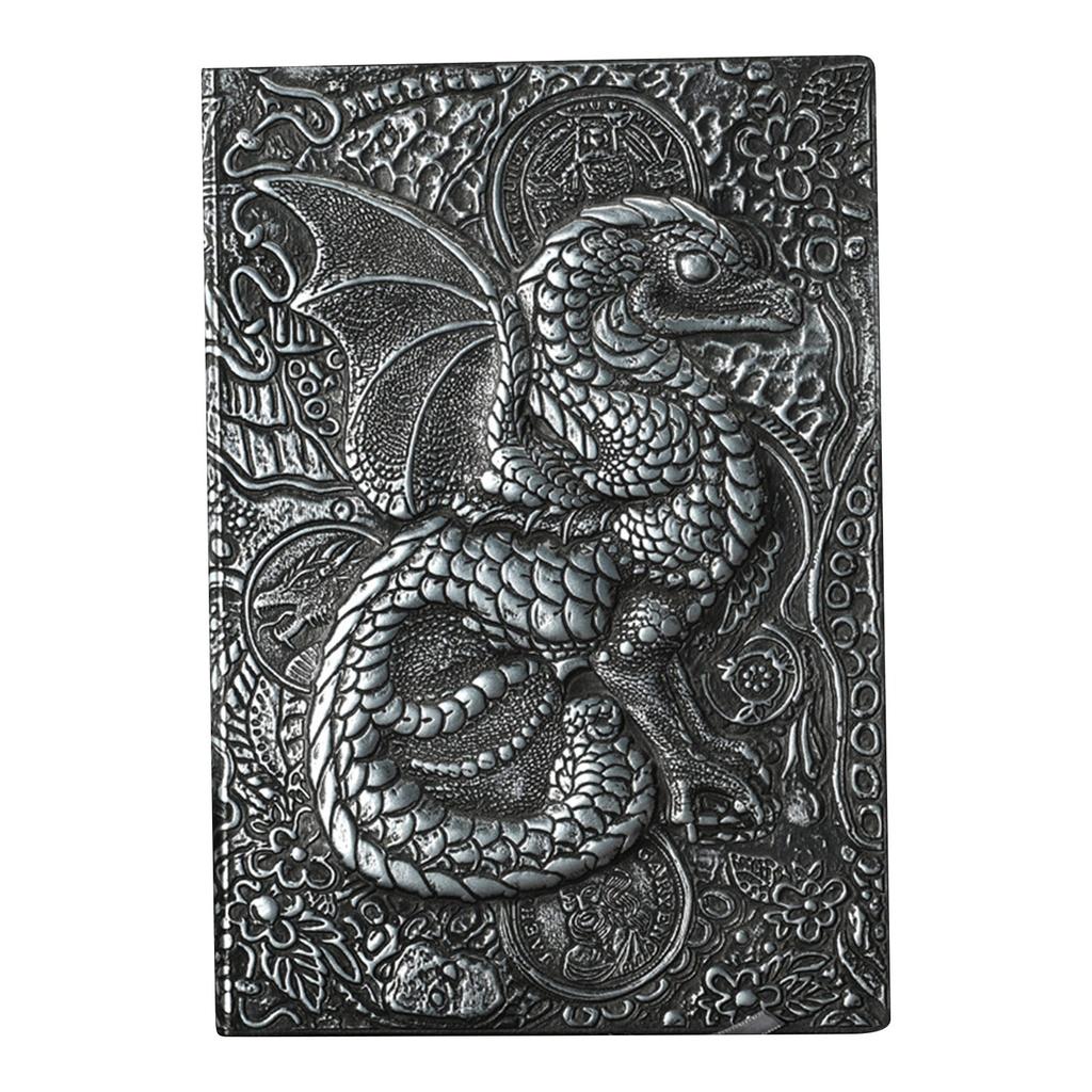 3D тисненый летающий дракон дневник для записей блокнот в твердом переплете ручной работы ежедневник, путевой дневник блокноты для записей, подарок для мужчин и женщин