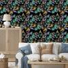 Butterflies Flowers and Leaves Wallpaper for Living Room and Bedroom 50x1000