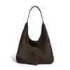 Vintage Large Capacity Vintage Large Bag for Women 2025 New Single Shoulder Underarm Bag High-End Woven Pattern Tote Bag for Women