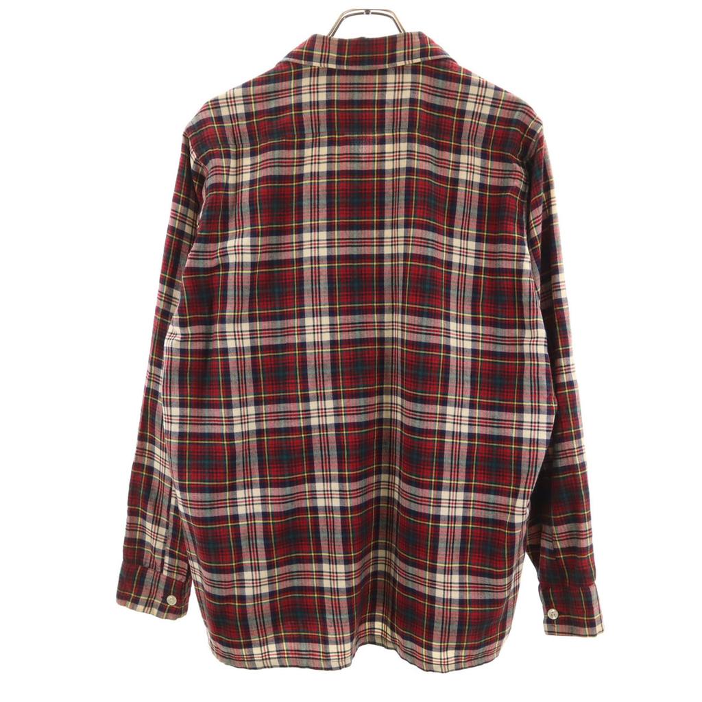 Hathaway 60-е Винтажная рубашка с открытым воротником в клетку с длинным рукавом Мужская Б/У