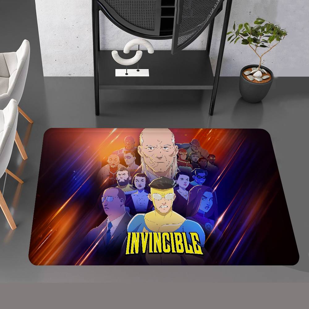 Телевизионный коврик для супергероев I-Invincible Прямоугольный Противоскользящий Домашний Мягкий Коврик для ванной Передняя дверь Внутренний Наружный Коврик Декоративный коврик для отеля