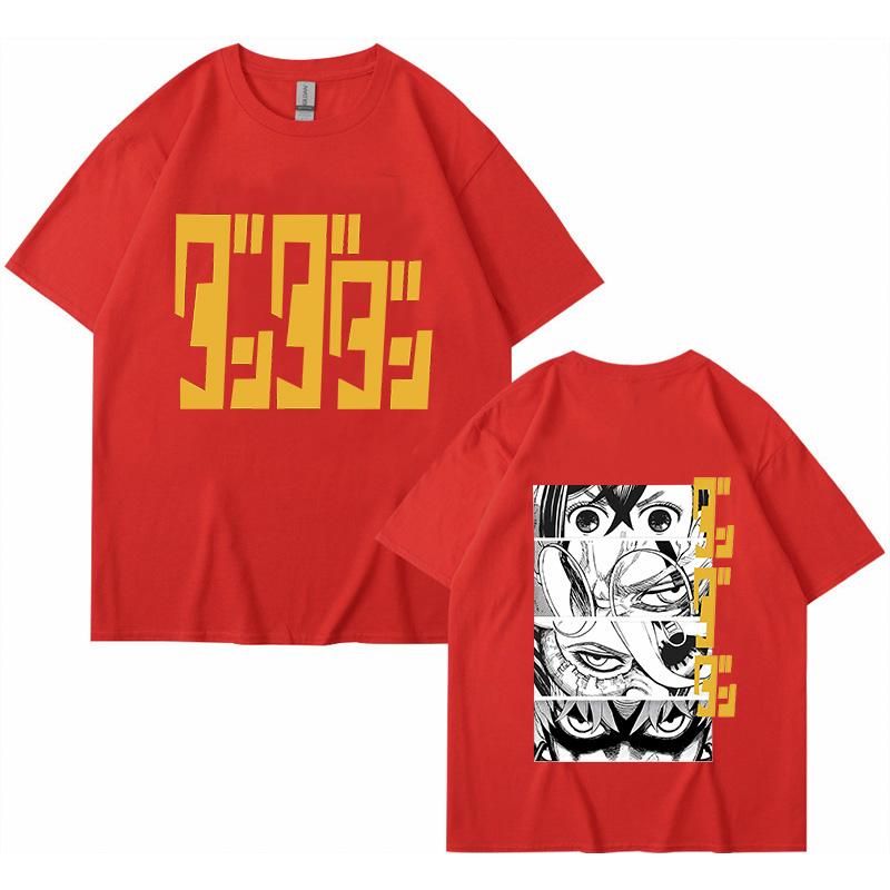 Dandadan Okarun хлопковая футболка унисекс женская дышащая классическая университетская футболка 2000-х годов корейская одежда эстетика хип-хоп