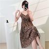 New Suspender Nightdress Women's Summer Sexy Cute Cotton and Silk Pajamas Loungewear Sweet Student Spring and Autumn Cotton Silk Dress
