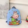 Labubu Cute Animal Cartoon Childrens Backpack With Polyester Lining For Daily Use In Preschool