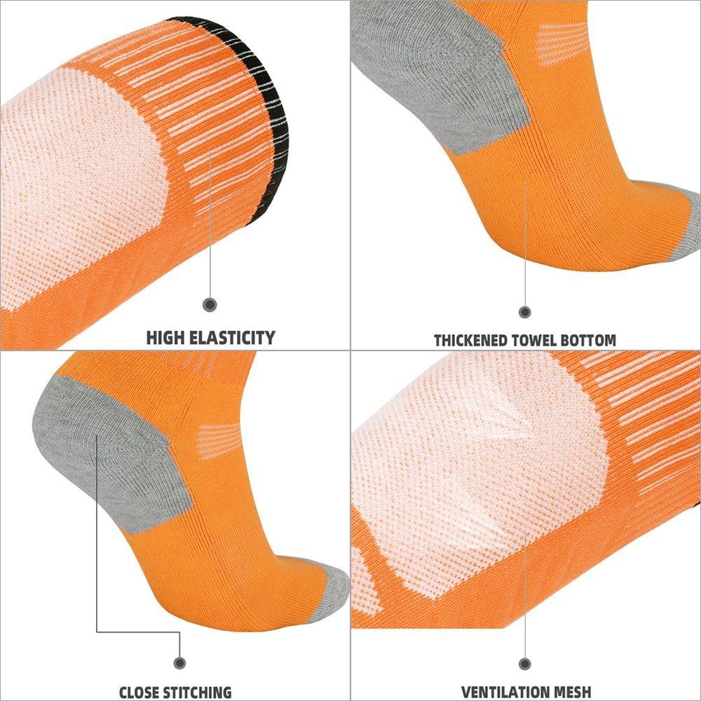 Мужские и женские длинные детские противоскользящие футбольные носки выше колена, футбольные носки, спортивные носки