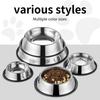Food Storage Container, Feeder Dish, Water Bottle, Pet Bowl for Small and Large Dogs and Cats, Stainless Steel Pet Dog Bowl