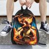Рюкзаки Pokemon charizard Daypack  mochila Школьный Ретро Моющийся Rucksack