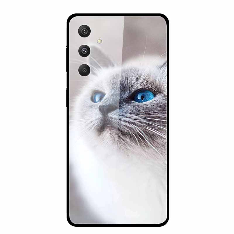 Glass Case For Samsung Galaxy A16 5G Phone Case Soft Bumper Tempered Glass Hard Back Cover For Samsung Galaxy M55 S25 Plus Case
