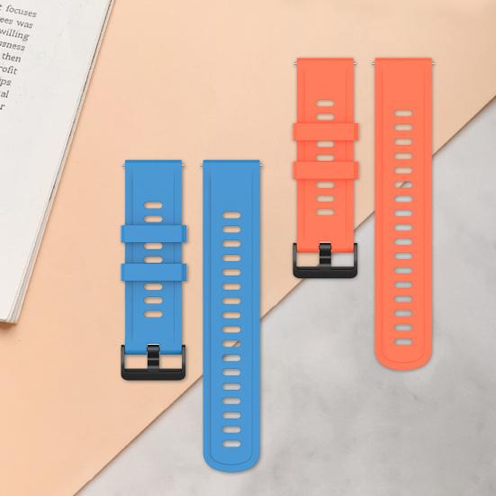 Watch Band Soft Silicone 20/22mm Smart Watch Strap Replacement Bracelet Accessories for Amazfit GTR 2E/GTS 2E/BIP/BIP U