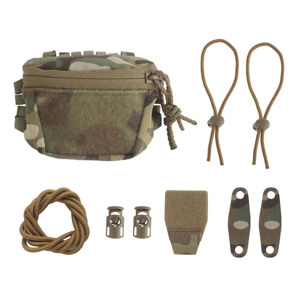 Tactical Helmet Rear Bag Brain Battery Pouch Hook&Loop NVG Battery Box Storage Pocket Hunting Gear Accessories SC Style