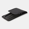 MUJI Recycled Nylon Makeup Brush x x 19 76037644 Pouch, Black, Approx. 8.5 0.5 cm,