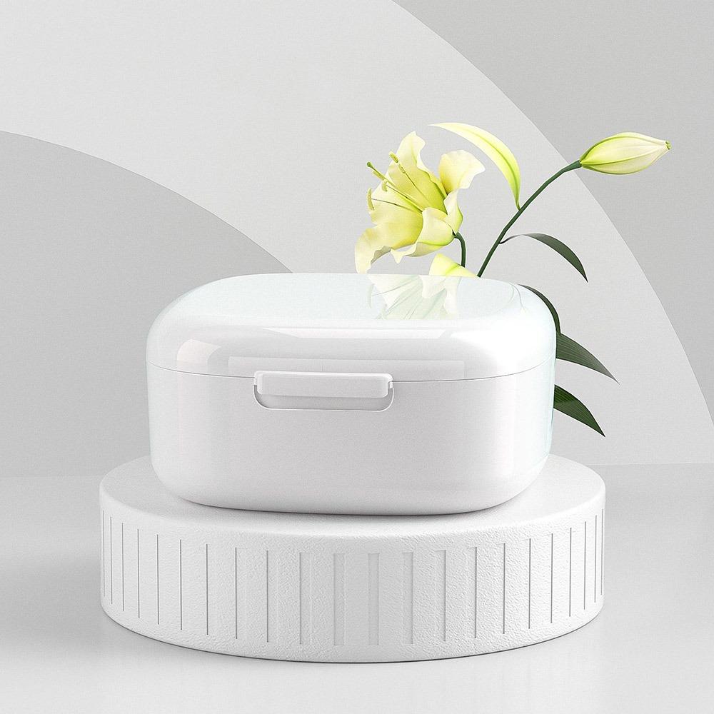 Denture Storage Box Cleaning Orthodontic Retainer Denture Soak Box Sealed Dustproof Braces Cleaning Boxes Oral Hygiene