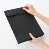 MUJI Документница в стиле джинсовой этикетки с А4 Темно-серая 84925009 На завязке, Размер, Серый,