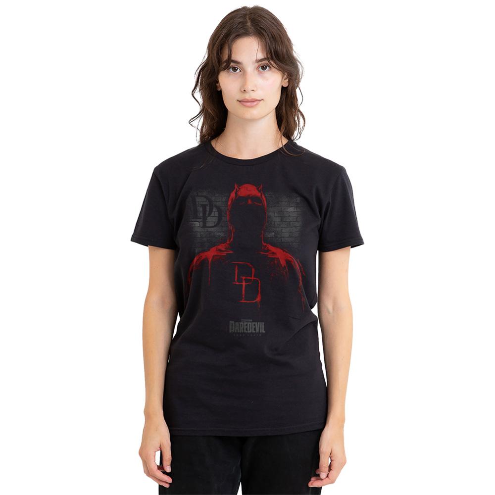 Daredevil Womens/Ladies Man Without Fear Paint T-Shirt