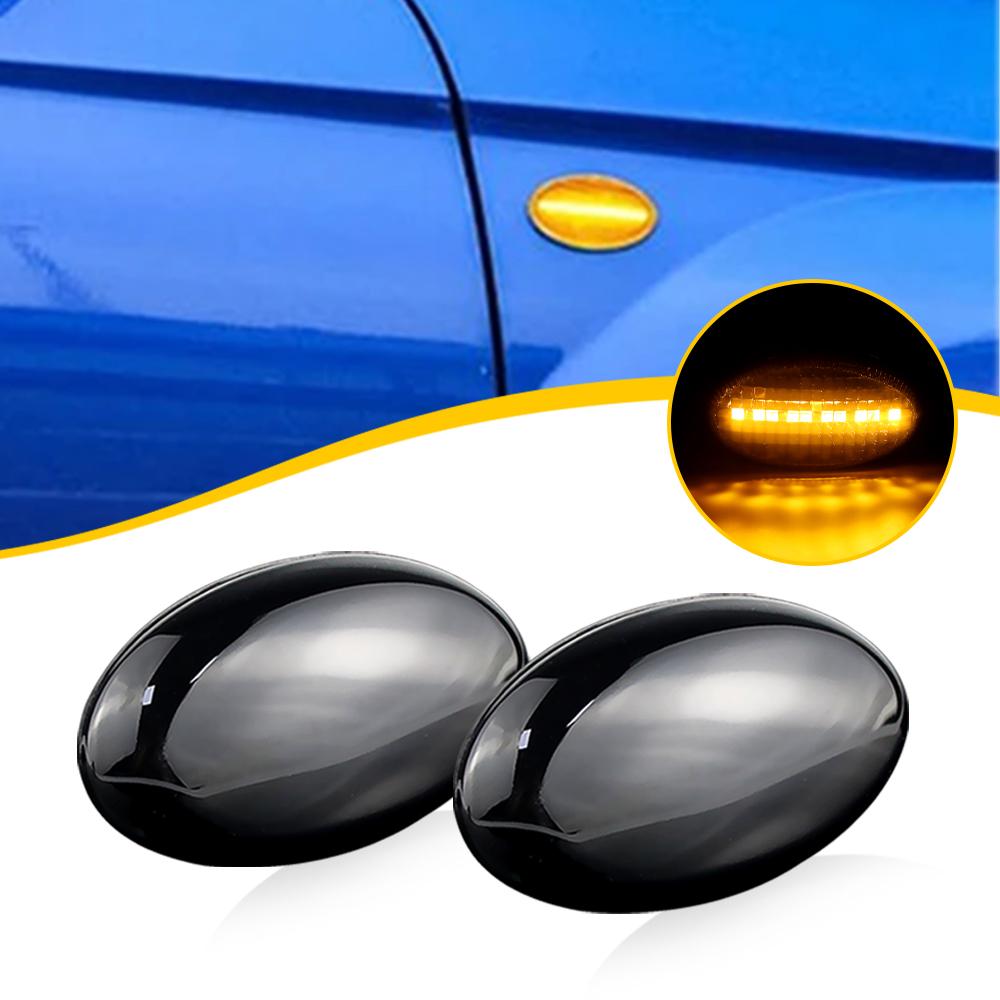 2 шт. Для Subaru Impreza WRX STI 2002-2007 Liberty 2000-2003 Forester 2001-2005 Светодиодный динамический указатель поворота боковой габаритный огонь