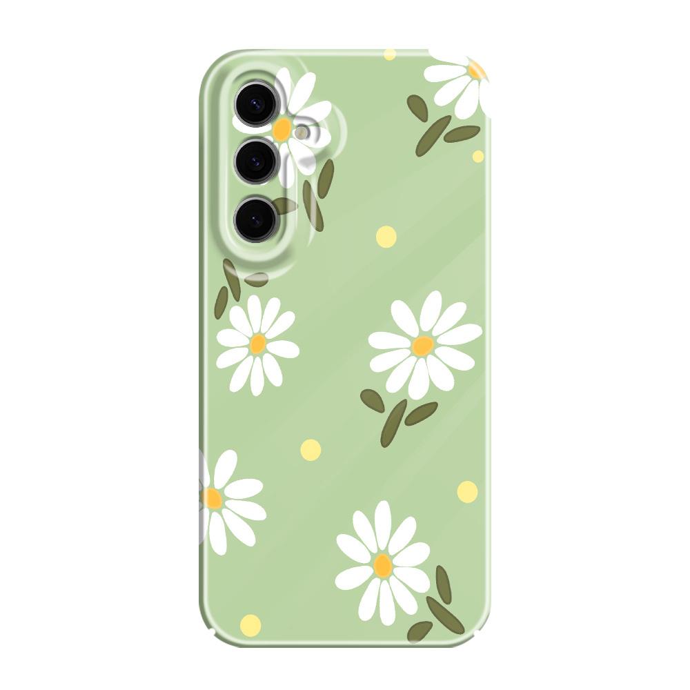 Falling Daisies Phone Case For Samsung Galaxy S25 S24 S23 S22 S21 S20 Plus Ultra FE 5G Film Hard Cover