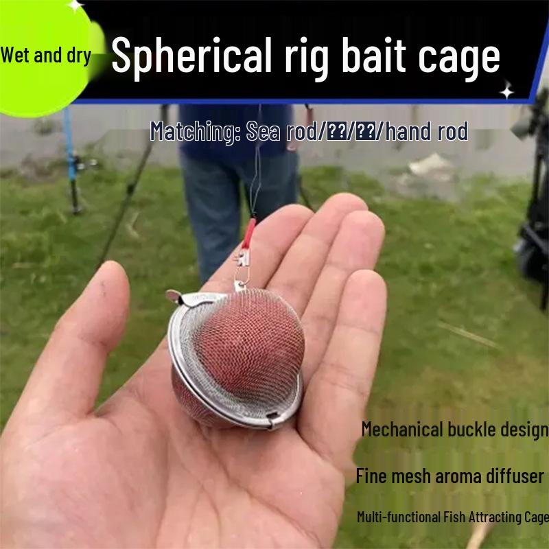Stainless Steel Long Tossed Catfish Cage Feeder