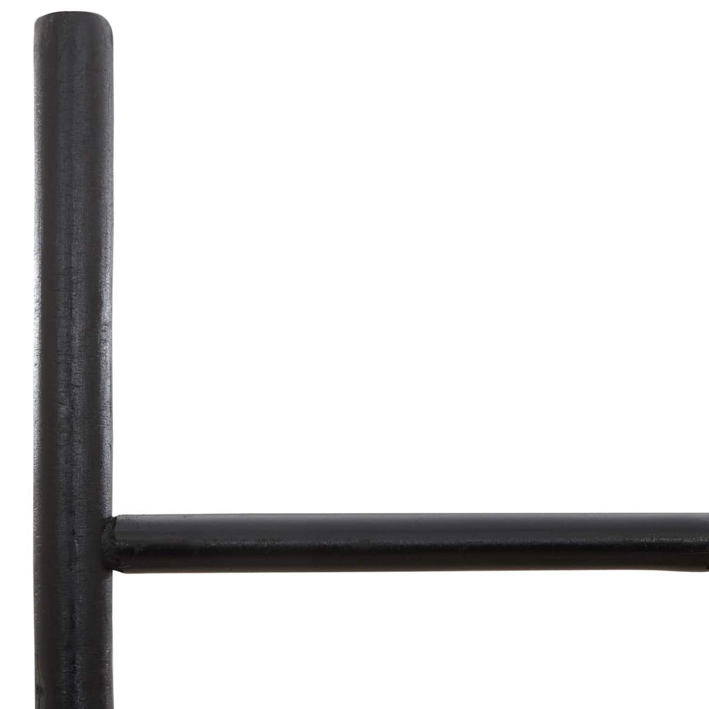 Ceiling Ladder Black 50 x 190 cm Bamboo