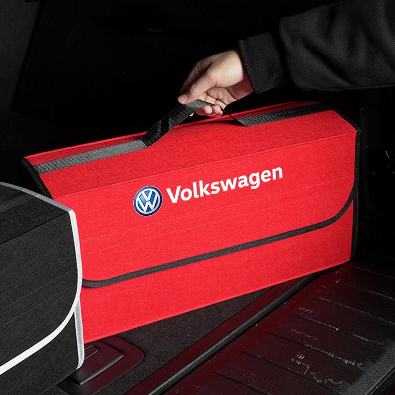 BIG1 Car Storage Bag Folding Travel Tidying Box Trunk Tools Case For VW Golf Polo GTI Tiguan Touran Jetta Passat CC T5 Magotan Arteon