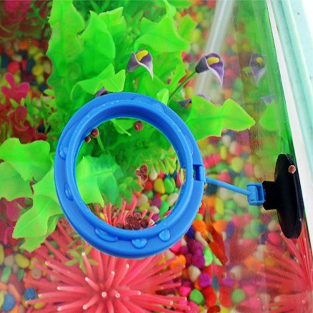 Дом и Сад Плавающий поднос для еды Кормушки для растений и рыб Кольцо для кормления аквариума