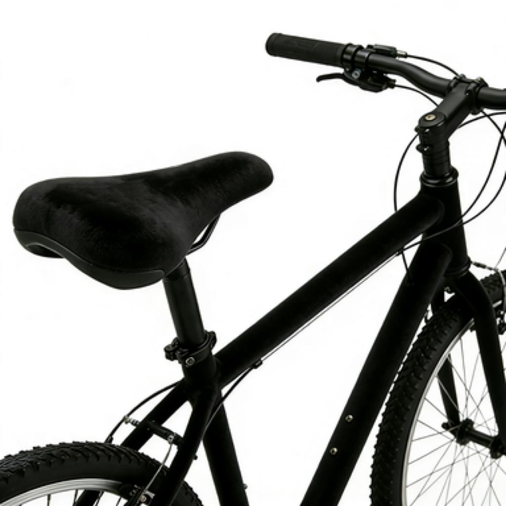 VOLE VLD45 BMX Фикс Гир Винтажное Велюровое Седло Удобное Седло Велосипедный Опыт для Городской Езды и Уличного Катания