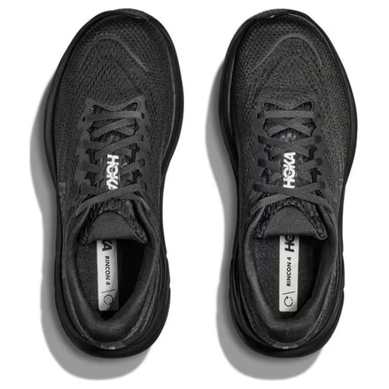 HOKA One One RINCON 4 Нескользящие Устойчивые к истиранию Низкие Беговые Кроссовки Женские Черные Кроссовки 1155133-BBLC