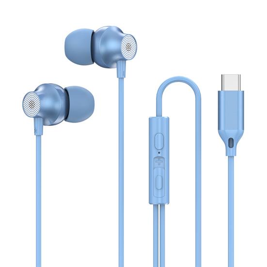 Wired Earphone Type-C Charging HD-calling Stereo Surround Music Listening Intelligent Noise Reduction Wired Headset Audio Accessories