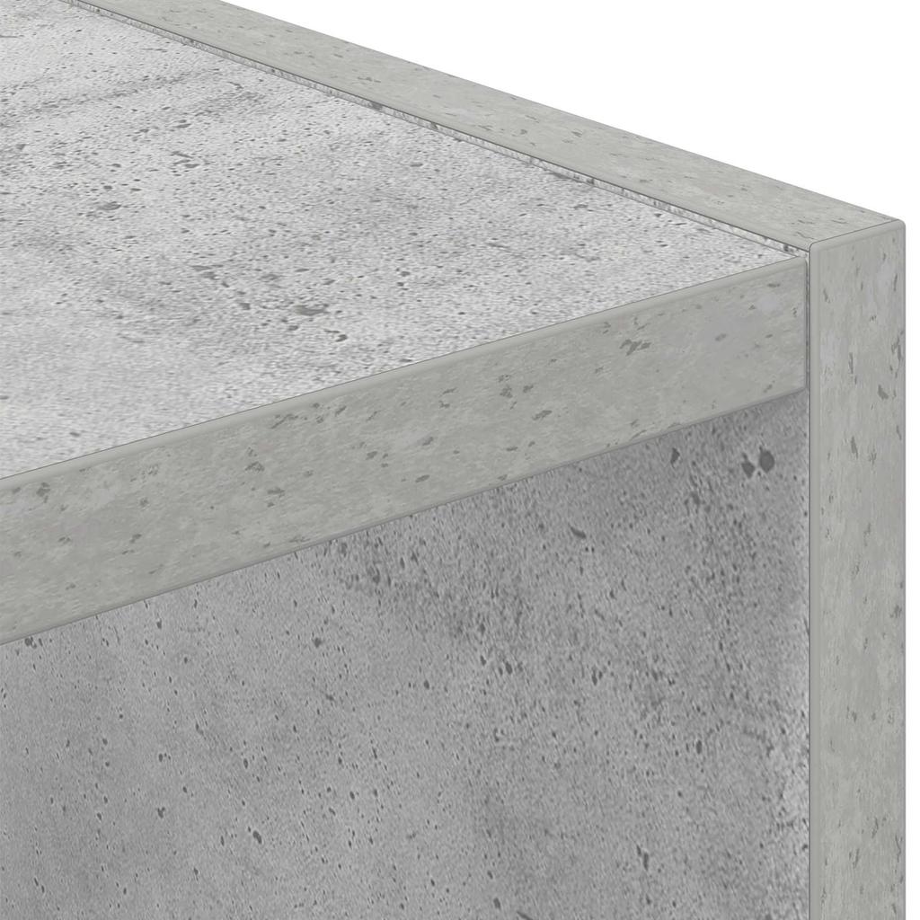 Nightstand Concrete Grey 25.5 x 22 x 49.5 cm Particleboard