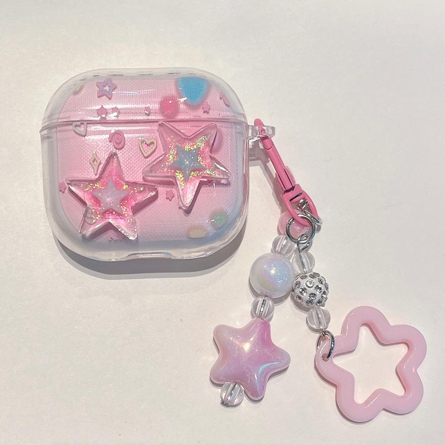 Беспроводные Bluetooth-наушники, красочный градиентный чехол с подвеской для AirPods 4, 3, 2, 1, AirPods Pro 2, защитный чехол для наушников AirPods Pro