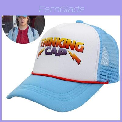 Бейсболка Stranger Things Thinking Cap в стиле ретро с уникальным дизайном, ограниченная серия, регулируемая, подходит для мужчин, женщин и детей.