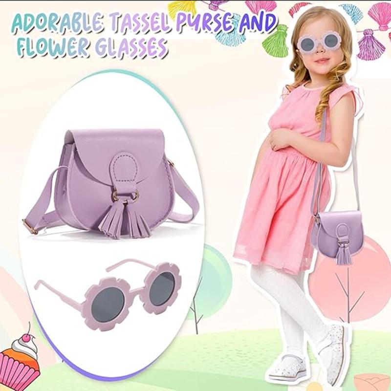 PU кожаная детская маленькая сумка через плечо милые аксессуары для принцесс детские портмоне сумки милые сумки через плечо с кисточками для девочек