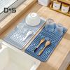 Roll-up Storing Tableware Drain Pad Hanging Hole Durable Tableware Drying Mat Faucet Drip Protection Pad
