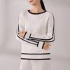 Yu Zhaolin Women's Long Sleeve Crew Neck Knit Pullover