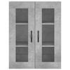 Wall Cabinet Concrete Grey 69.5 x 34 x 90 cm Particleboard