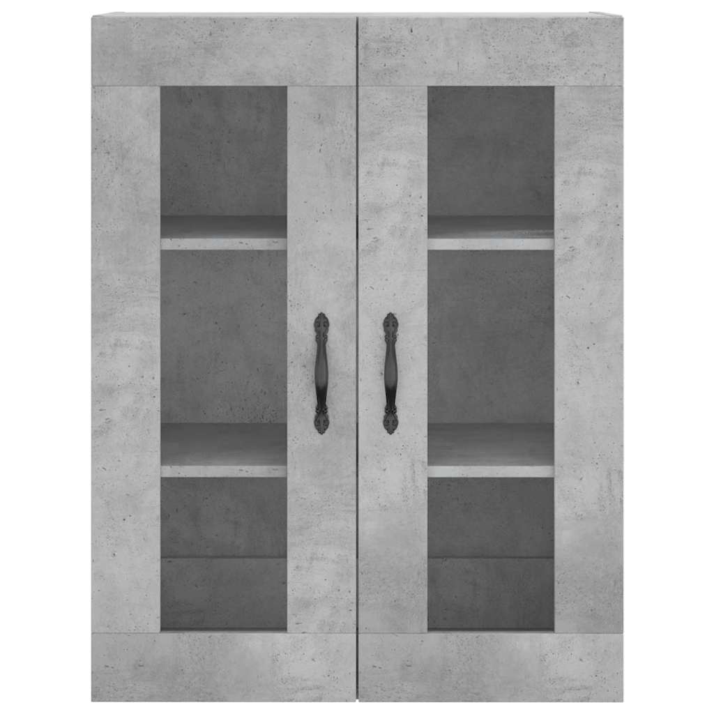 Wall Cabinet Concrete Grey 69.5 x 34 x 90 cm Particleboard