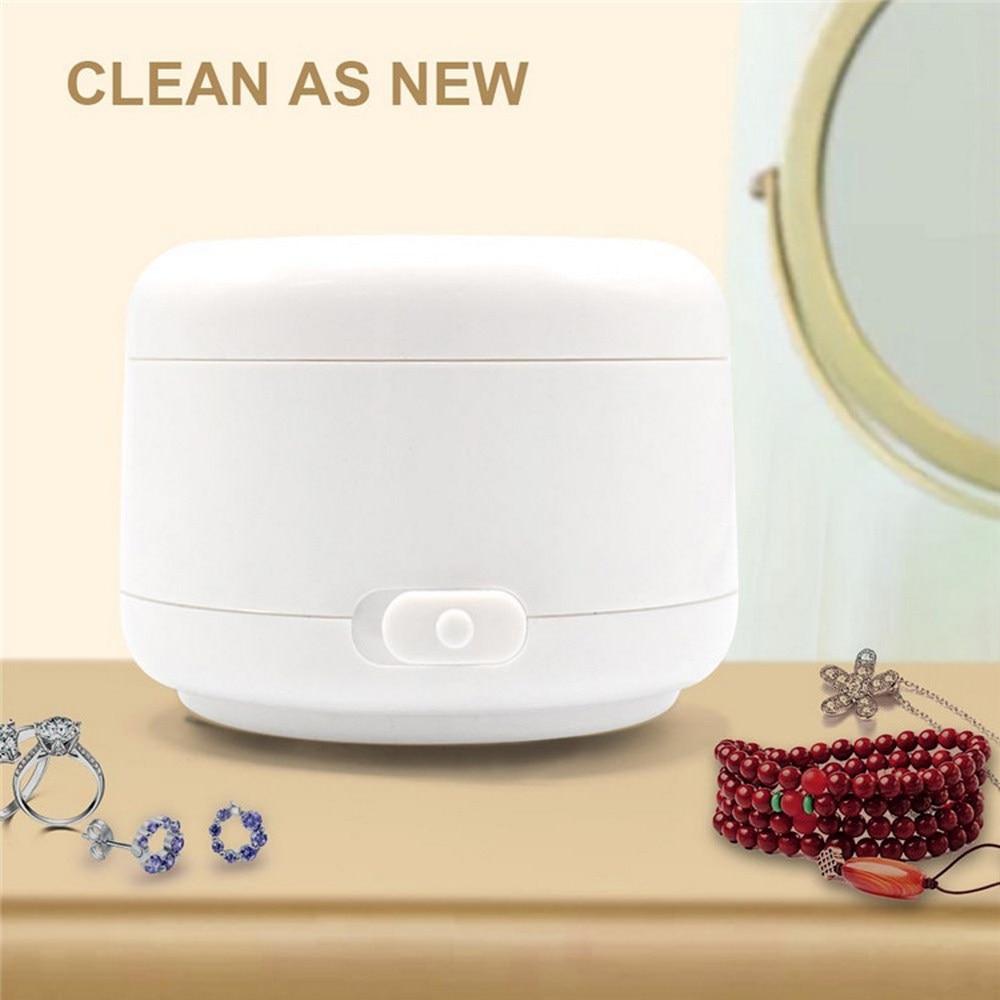 Бытовой мини-ювелирный ультразвуковой очиститель, электрические кольца, ключ, ожерелье, стиральная машина, быстрый очиститель