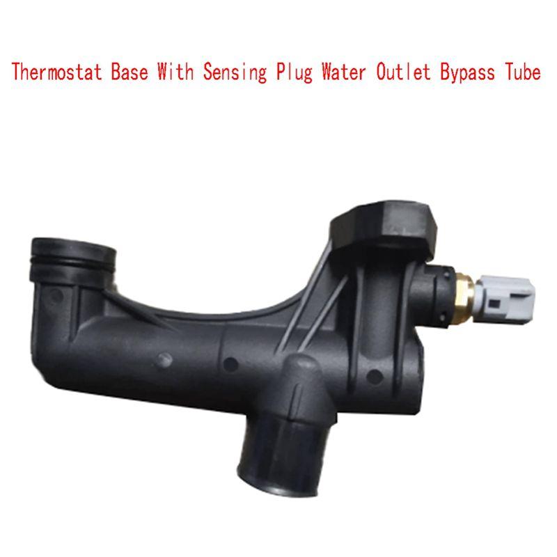 Leading-Thermostat Base With Sensing Plug Water Outlet Tube For Ford Escape 2001-04 3.0 Liter Dorman 902-811 YL8E8548BL