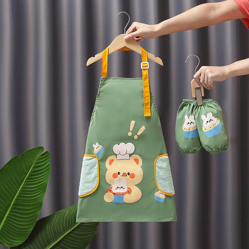 Водонепроницаемый фартук, детская одежда для рисования, ученики начальной школы в кухонных чехлах, защитная одежда для рисования для мужчин и женщин в детском саду.