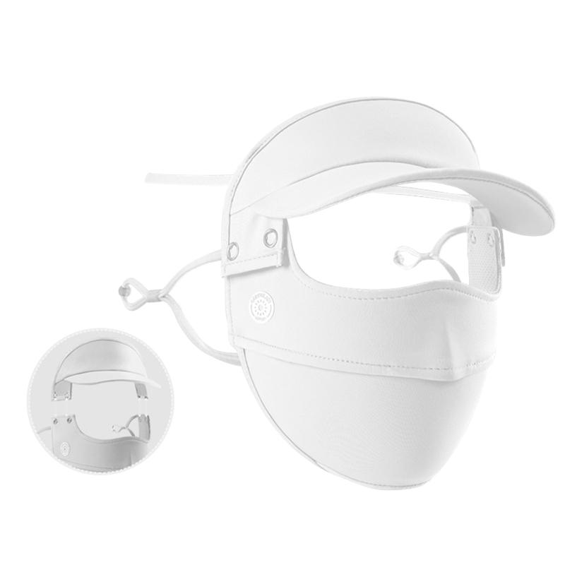 Женская солнцезащитная шляпа с полями, летняя маска для защиты от ультрафиолета, солнцезащитный крем, дышащая маска для защиты глаз из ледяного шелка