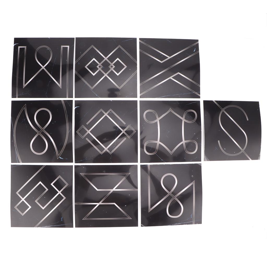 10 шт. самоклеящиеся наклейки на стену из ПВХ для кухни, наклейки для гостиной дома