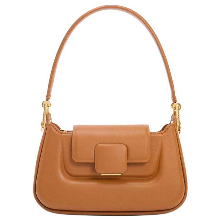 New CHARLES&KEITH PU Small Square Bag, Charles & Keith Bag, Crossbody Bag, Handbag Small Size Women's Multicolor CK2-50782198