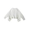 [antiqua] [Antica] punch design tops ladies long sleeve PN-00551 Onesize 03 white